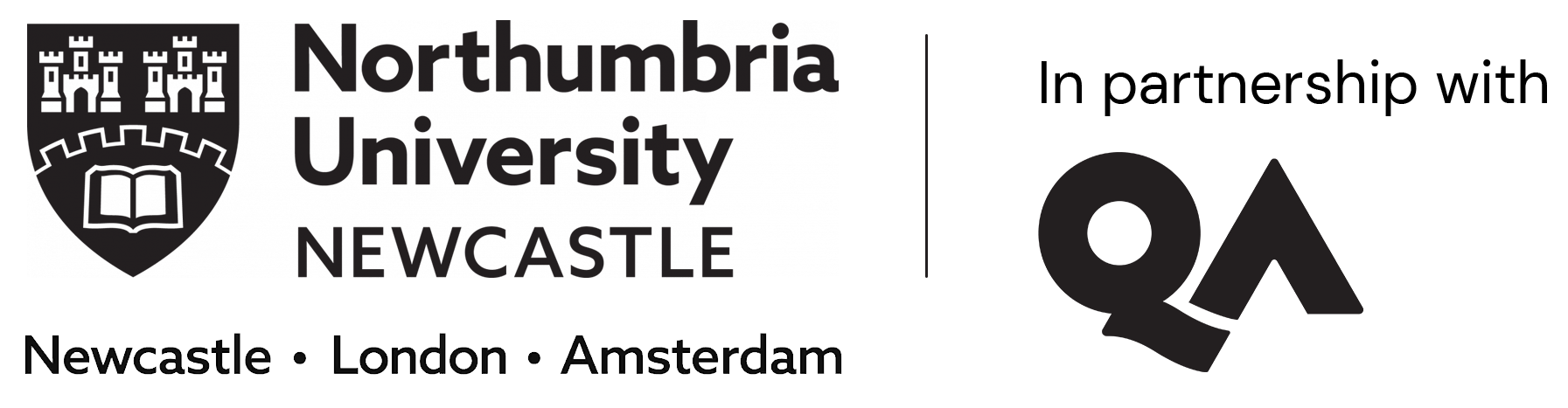 Northumbria University London Campus via QA Higher Education Logo
